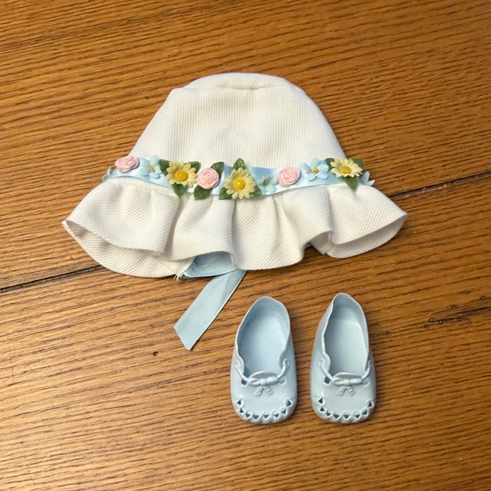 Bitty Baby Easter Hat and Shoes